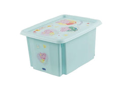 keeeper | Dreh-/Stapelbox mit Deckel 15 l | Karolina Peppa Pig