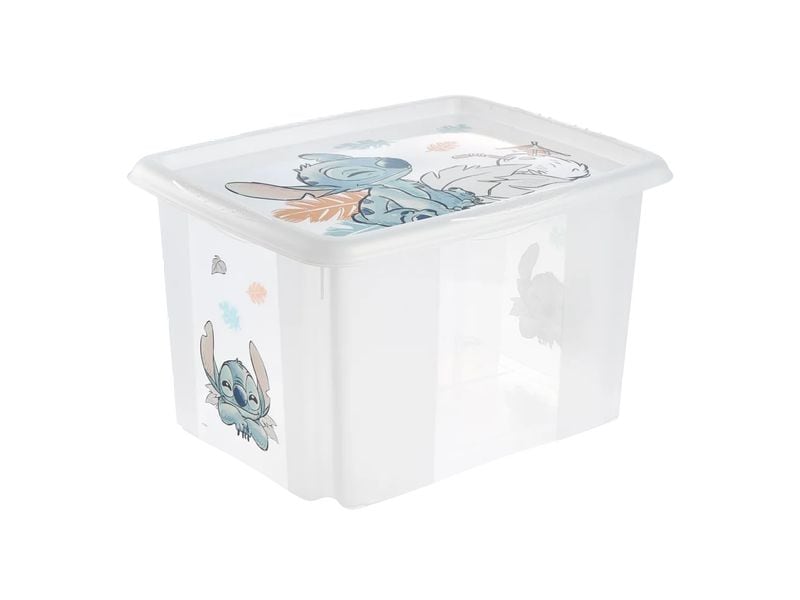 keeeper | Dreh-/Stapelbox mit Deckel 30 l | Karolina Stitch