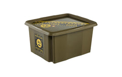 keeeper | Dreh-/Stapelbox mit Deckel 24 l | Karolina Emoji Danger