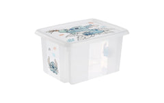 keeeper | Dreh-/Stapelbox mit Deckel 15 l | Karolina Stitch