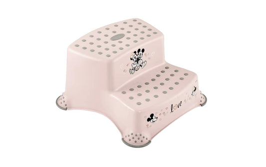 keeeper | 2-Stufen Schemel mit Anti-Rutsch | Minnie, rosa