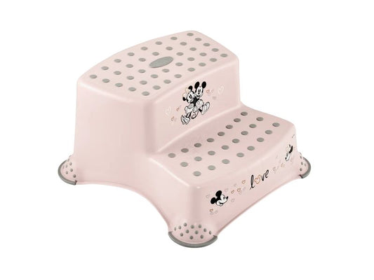 keeeper | 2-Stufen Schemel mit Anti-Rutsch | Minnie, rosa