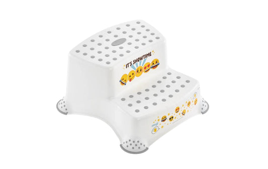 keeeper | 2-Stufen Schemel mit Anti-Rutsch | Emoji Showtime