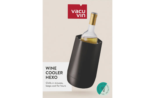 Vacuvin | Flaschenkühler Hexo | schwarz