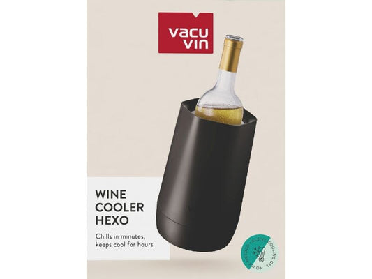 Vacuvin | Flaschenkühler Hexo | schwarz