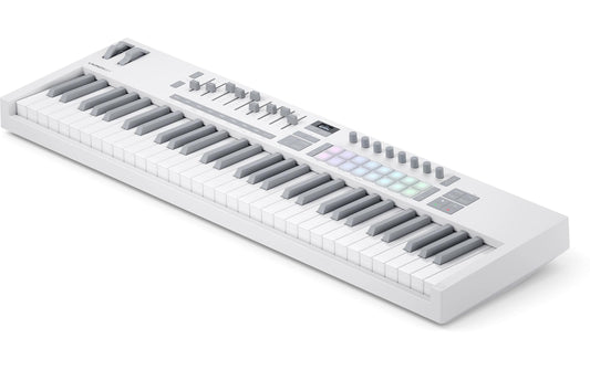 Novation | Launchkey 61 Mk4 White | 61-Tasten Keyboard-Controller, weiss