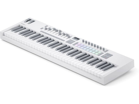 Novation | Launchkey 61 Mk4 White | 61-Tasten Keyboard-Controller, weiss