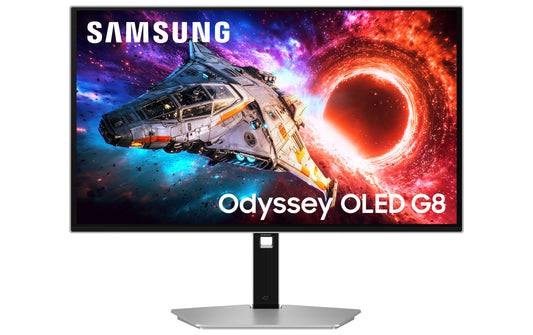Samsung | Odyssey G80HF, 27 flat, silver | 4k, 3840 x 2160, QD-OLED, 240Hz, 250 cd/m2