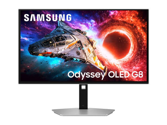 Samsung | Odyssey G80HF, 27 flat, silver | 4k, 3840 x 2160, QD-OLED, 240Hz, 250 cd/m2