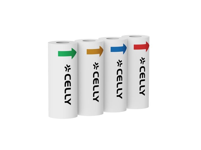Celly | 4 Thermal Color Paper Kidscamsticky | 4 Stück