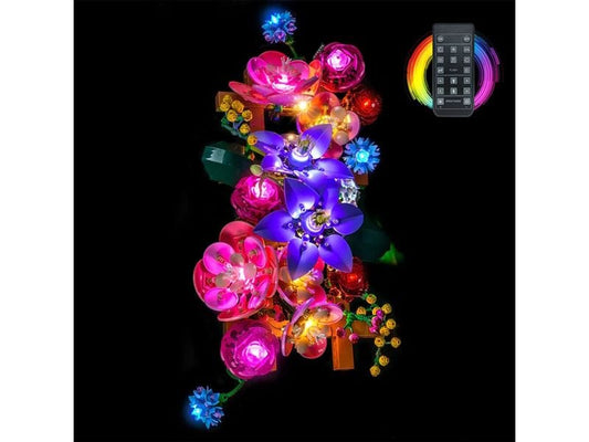 BrickBling | BB LED LEGO 11503 Blumen an der Wand | inkl. Fernbedienung