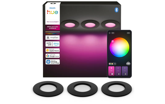 Philips Hue | WCA Slim Recessed Light S | x3-Black