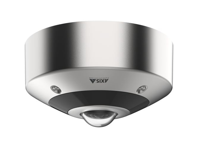 Axis | Netzwerkkamera M4337-SPLVE | Dome, Fisheye, Edelstahl, 6MP, AI