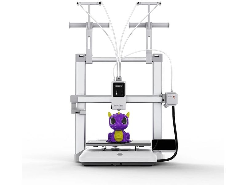 Anycubic | Kobra X 3D-Drucker | Mehrfarbiger FDM Drucker mit KI