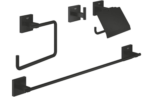 GROHE | Start Cube Bad-Zubehör Set | 4-in-1 Accessoire-Set, Chrom