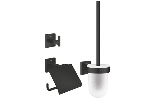 GROHE | Start Cube Bad-Zubehör Set | 3-in-1 Accessoire-Set, Chrom