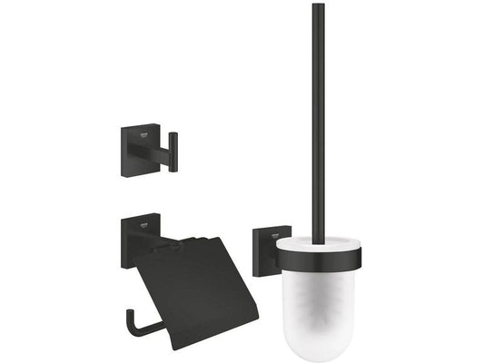 GROHE | Start Cube Bad-Zubehör Set | 3-in-1 Accessoire-Set, Chrom