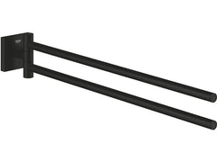 GROHE | Start Cube Halter | Doppel-Handtuchhalter, Chrom
