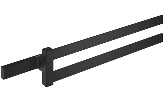 GROHE | Selection Cube Halter | Doppel-Handtuchhalter, Chrom