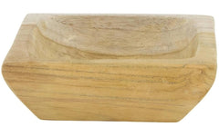 CHALET | Teakholzschale Makoro 1er FSC | 12x10x4cm natur
