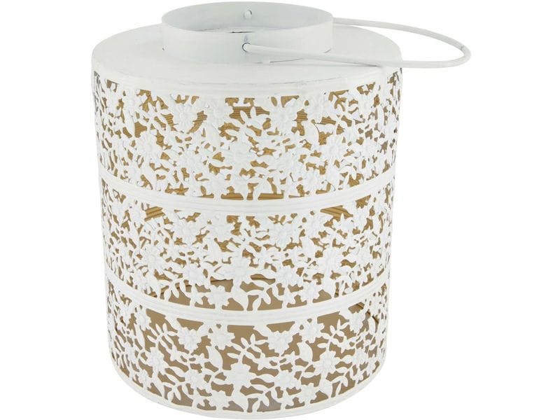 CHALET | PD Solarlaterne Violaceum S | 22x22x28cm weiss