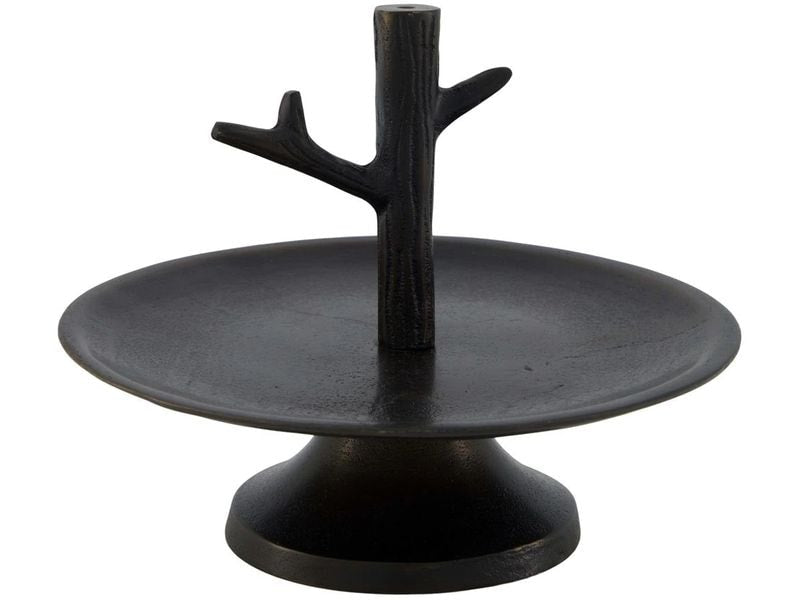 CHALET | Etagere Branch S | 19.5x19.5x15.5cm schwarz