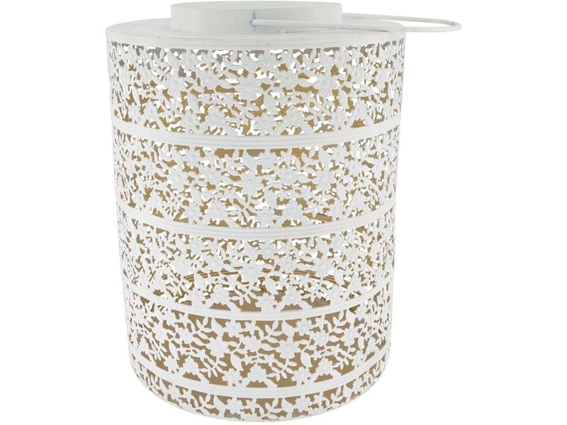 CHALET | PD Solarlaterne Violaceum L | 28x28x38cm weiss