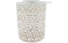 CHALET | PD Solarlaterne Violaceum L | 28x28x38cm weiss