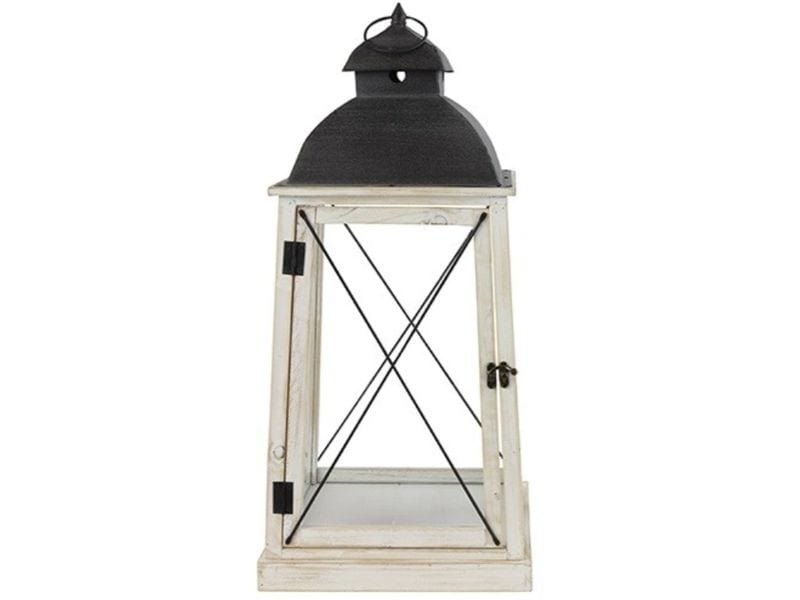 CHALET | Laterne Samara L | 29x29x61cm weiss