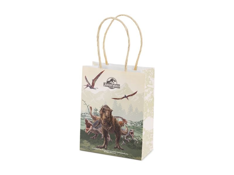 Partydeco | Geschenktasche JurassicWorld | mix, 12x15.5x6 cm