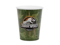 Partydeco | Becher JurassicWorld | grün, 250 ml, 6 Stück