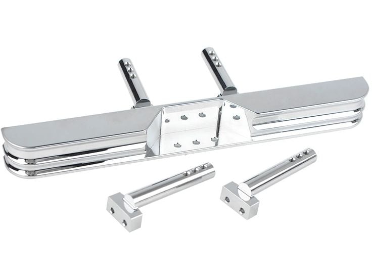 RC4WD | Tough Armor Rear Step Bumper (Chrome) | für Toyota Pickups/4Runner