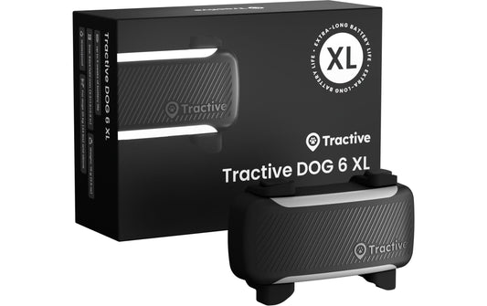 tractive | Hunde Tracker 6 XL | schwarz