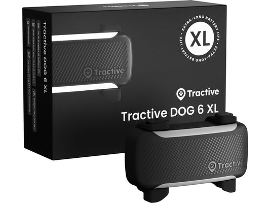 tractive | Hunde Tracker 6 XL | schwarz