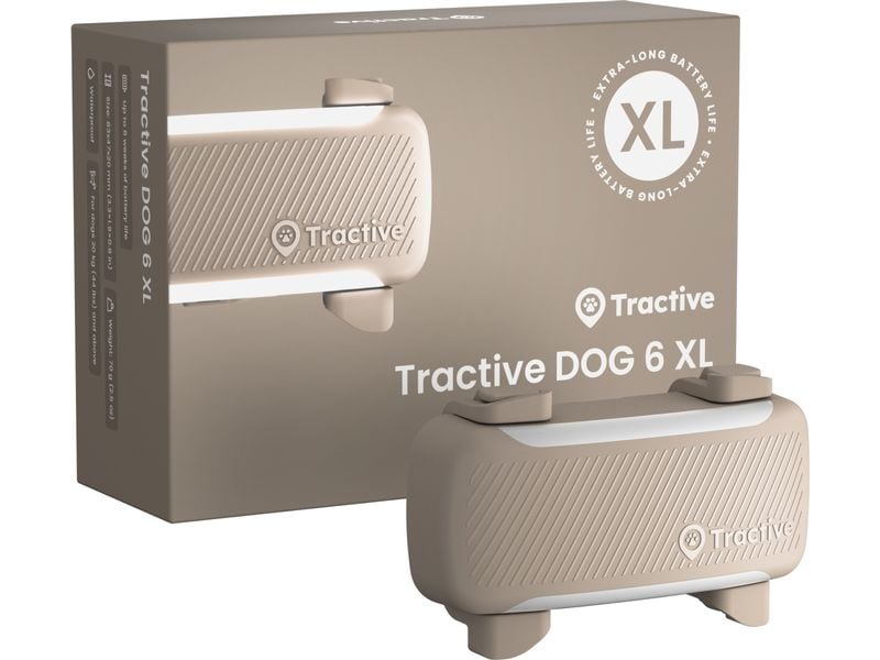 tractive | Hunde Tracker 6 XL | braun