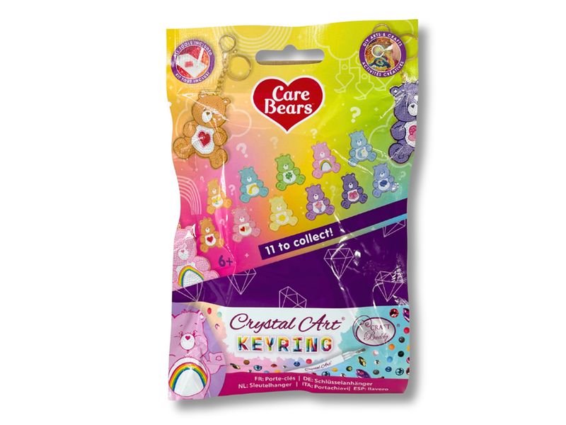 CRAFT Buddy | Crystal Art Keyring Care Bears | Blind Bag / Assortiert