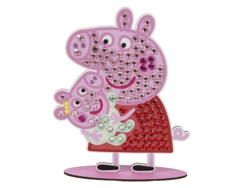 CRAFT Buddy | Peppa & Evie Crystal Art Junior | Buddies XL