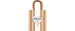 Folia | Gechenkbeutel M AMORE | 8 Stück,18x8x21cm, 4 Motive