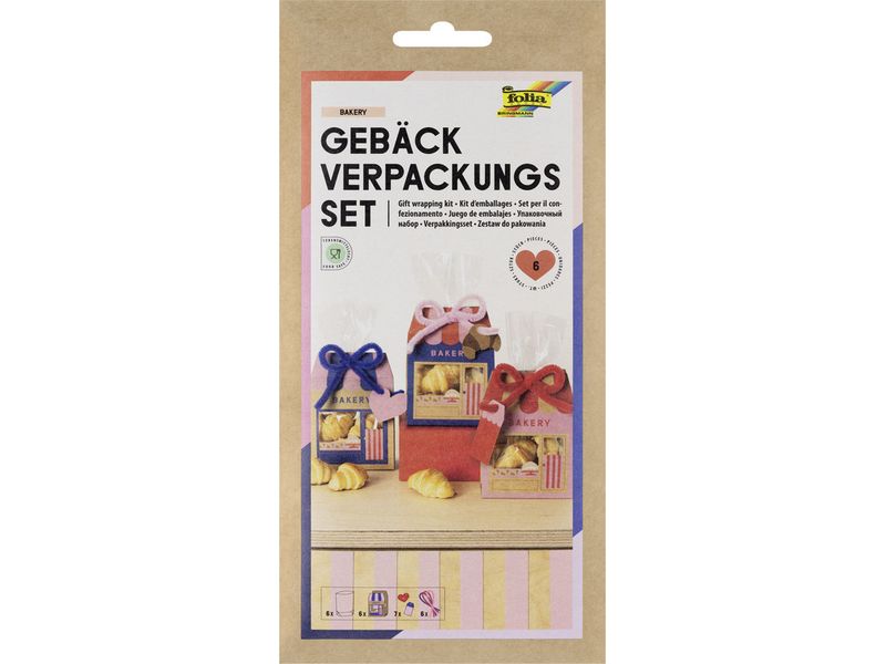 Folia | Gebäck Verpackungsset BAKERY | 11x14cm