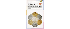 Folia | Schmuckverschlüsse Mix | 961-teilig, gold und silber sortiert