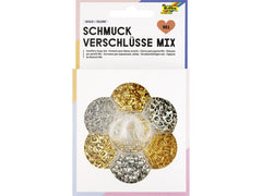 Folia | Schmuckverschlüsse Mix | 961-teilig, gold und silber sortiert