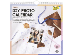 Folia | Fotokalender, weiss, 23x23cm | 13 Seiten mit Spiralbindung, 190g/m²