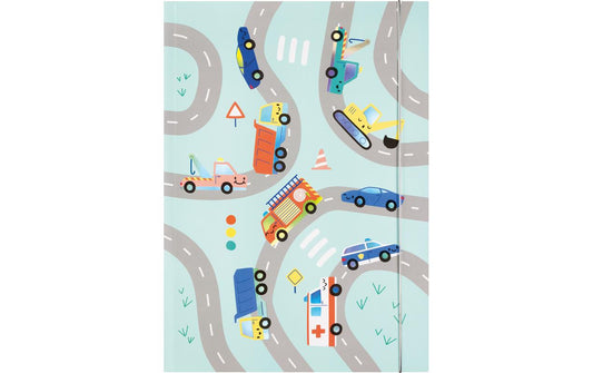 Folia | Zeichnungsmappe | Karton A3 Vehicles HOTFOIL