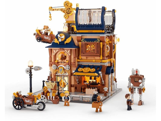 Lumibricks | Steampunk Mechanical Workshop Werkstatt