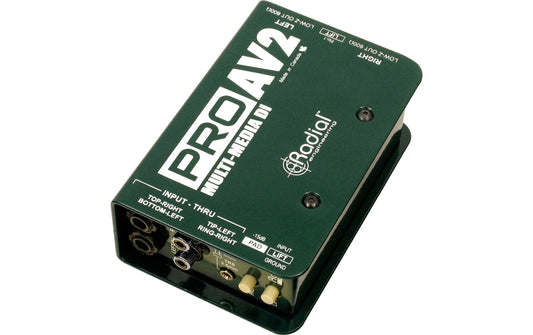 Radial | ProAV2 | Passive Stereo Multimedia Metall Grün