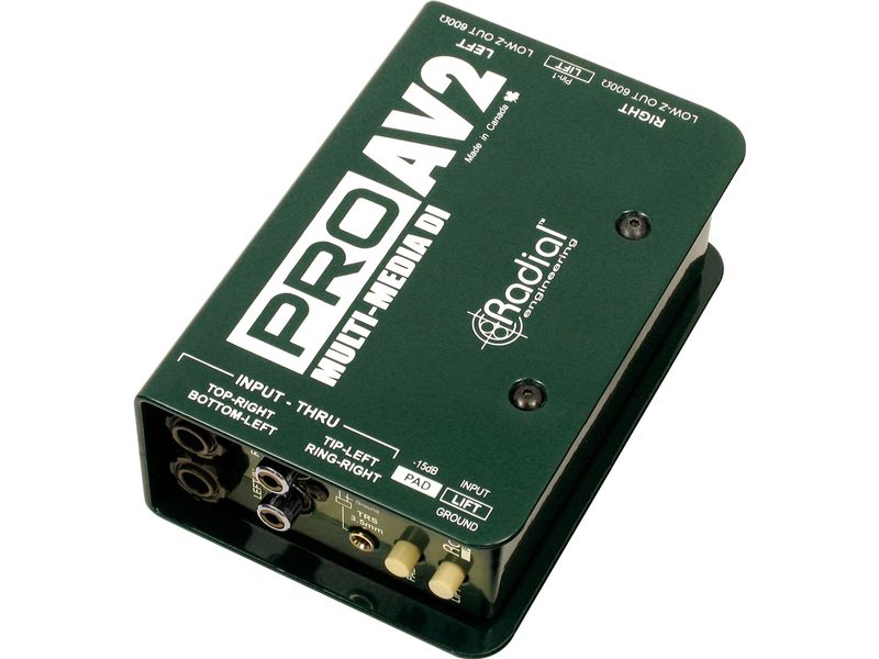 Radial | ProAV2 | Passive Stereo Multimedia Metall Grün