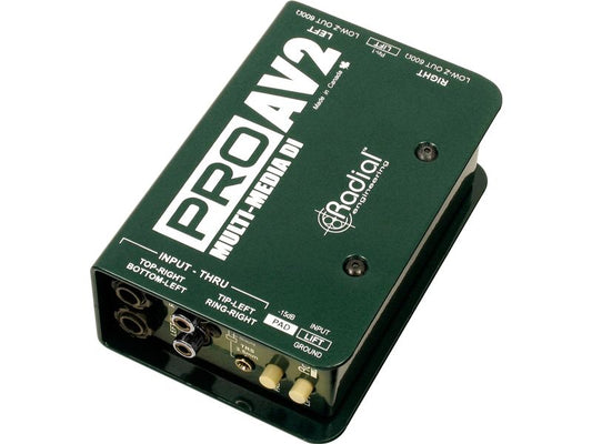 Radial | ProAV2 | Passive Stereo Multimedia Metall Grün