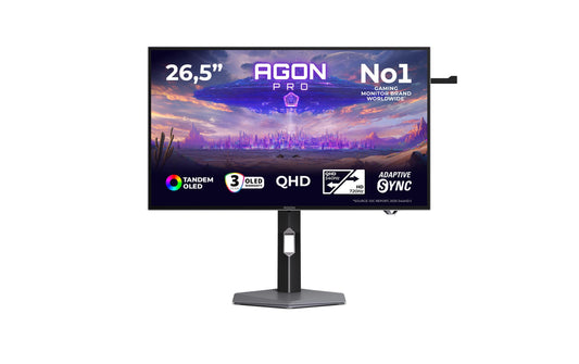 AOC | 27 AGP277QKDC, 2560x1440, 540Hz OLED | DP, HDMI, Pivot, HV, 65W PD