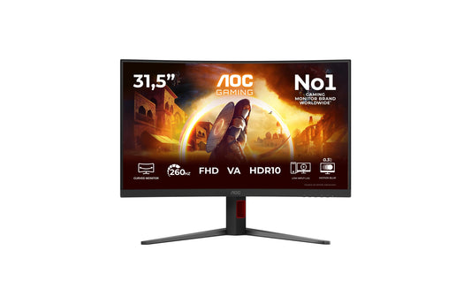AOC | 32 C32G4Z, 1920x1080, 260 Hz Curved | DP, HDMI, HV, Speaker
