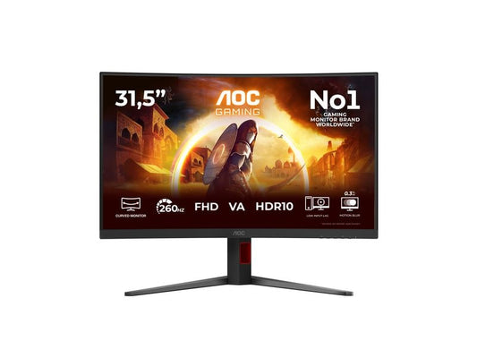 AOC | 32 C32G4Z, 1920x1080, 260 Hz Curved | DP, HDMI, HV, Speaker